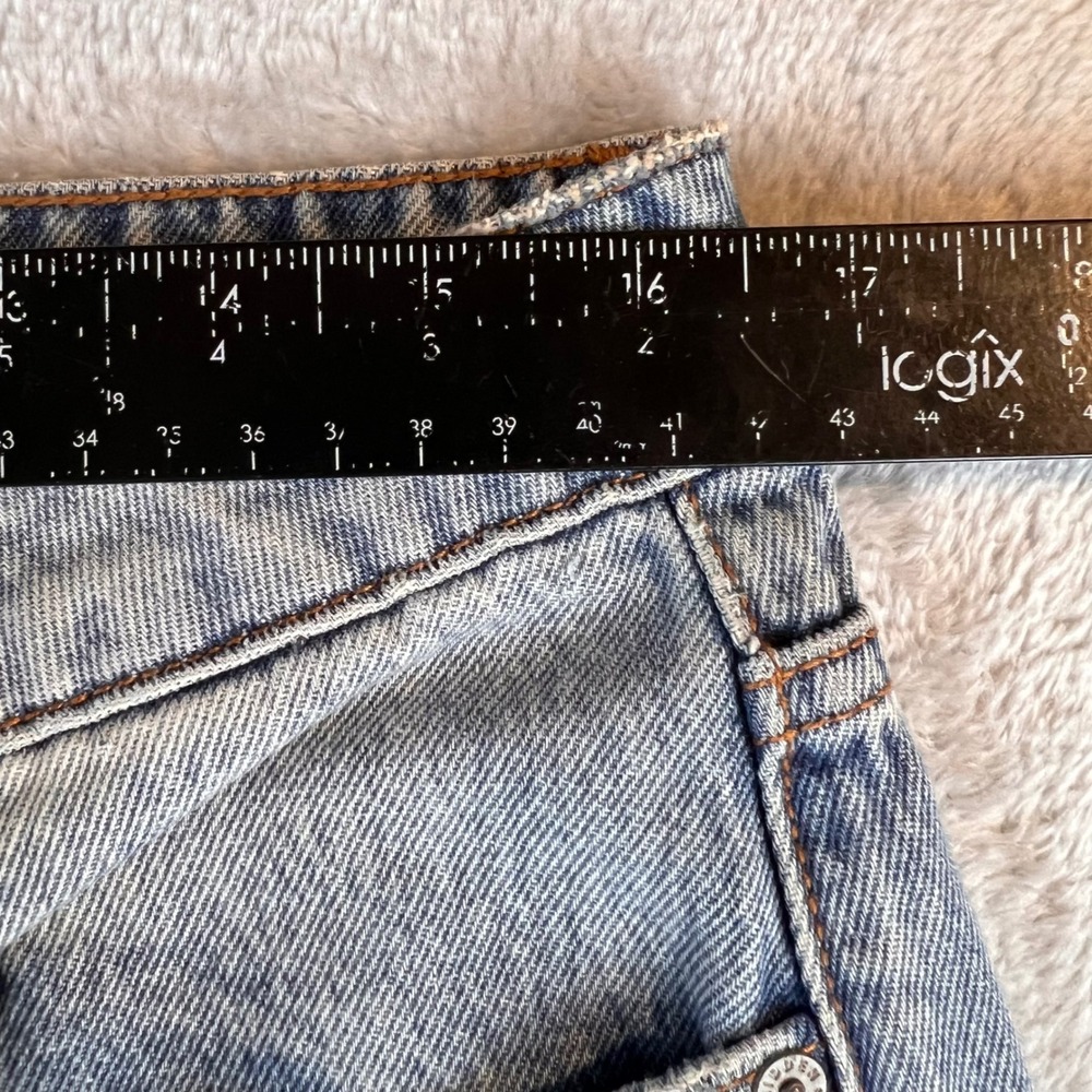 Hidden Jeans Nori High Rise Wide Leg Light Wash Raw Hem Denim Size 29 - Picture 4 of 11